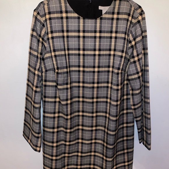 HM cream and black long sleeved shift dress SZ L
New without tags - Picture 3 of 3